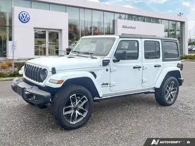 This Jeep Wrangler 4xe boasts a Intercooled Turbo Gas/Electric I-4 2.0 L/122 engine powering this Au...