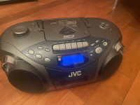 JVC RCEX30 Portable AM / FM / MP3 / CD / Cassette Player with Re