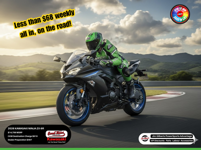 $68 weekly Weekly all in, on the road! ????The legend returns to Fredericton! The 2026 Kawasaki Ninj...