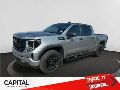 Welcome to Capital GMC! GM Certified 2025 GMC Sierra Pro Crew Cab with a 2.7L 4 cylinder paired with...