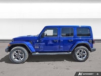This 2019 Jeep Wrangler Unlimited Sahara is powered by a responsive 2.0L turbocharged I-4 engine pai... (image 2)