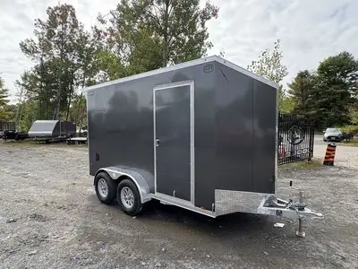 2026 Lightning Trailer 7 x 12' with 6'6in. interior height. All Aluminum Frame (A-Frame Tube Triple...