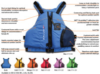 Salus EddyFlex lifejacket designed for canoeing/kayaking