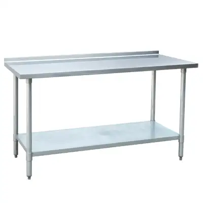 NEW STAINLESS STEEL TABLES 4 FT / 6 FT / 8 FT FOOD RESTAURANT MEAT NEW 48 ,72 AND 96 STAINLESS STEEL...