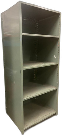 Used industrial metal shelving - strong and durable
