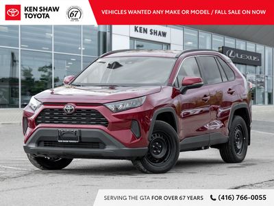 Ruby Flare Pearl 2020 Toyota RAV4 LE AWD! Heated Seats / Back Up Camera / 2 Sets Of Keys And More! W...