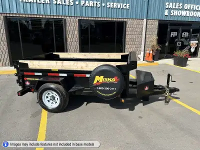 Miska 2.5 Ton Scissor Lift Single Axle Dump Trailer - starting at just $5,795.00 Finance from $140.0...