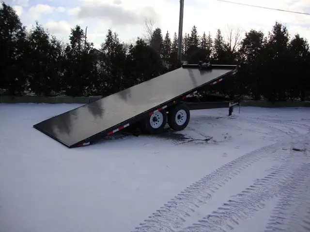 Miska Hydraulic Tilt Flatbed Trailer in Cargo & Utility Trailers in Ottawa - Image 7