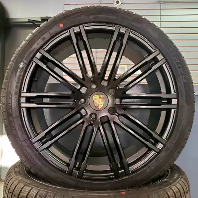 Selling 4 NEW WINTER 21" Porsche Cayenne tires & wheels Tires 295/35R21 Arivo ARW5 winter tires Grea...
