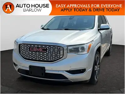 2018 GMC ACADIA DENALI WITH AWD AND 214237 KMS. WITH LUXURY, LANE ASSIST, NAVIGATION, BACKUP CAMERA/...