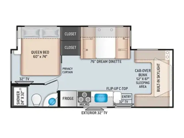 2022 Thor Motor Coach Quantum KM24 1 extension ! Sprinter Merced in RVs & Motorhomes in Laval / North Shore - Image 29
