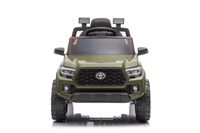 NEW 12V TOYOTA OLIVE GREEN RIDE ON PICKUP TRUCK 7109066 SALE $ 239.95 2.4G remote control, one butto...