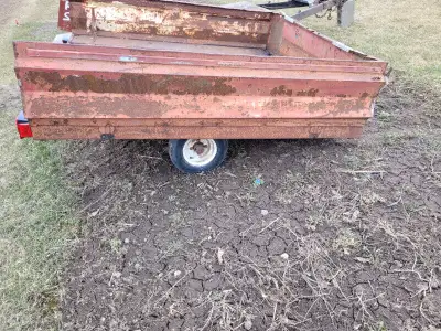 Very handy trailer Priced to sell @ $400 Wont sell for less I will keep it to use around my yard bef...