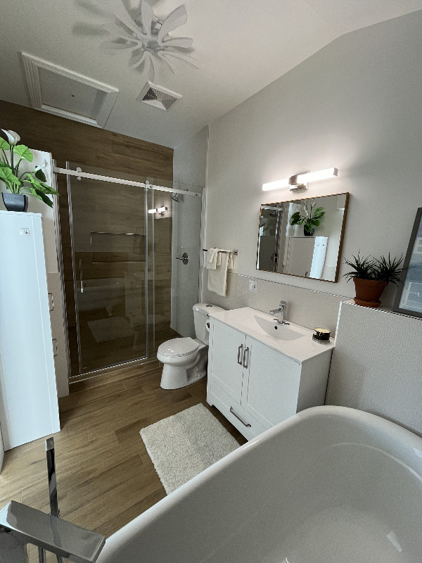 Chambre rénovée en colocation Prévost avec salle de bain prive dans Chambres à louer et colocs  à Laurentides - Image 3
