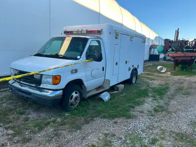 6.0 Diesel runs good body tuff box is decent need gone asap