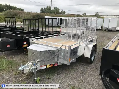 Miska 5'x8' Silver Bullet Utility Trailer Made in Canada 5'x8' Aluminum Utility Trailers - Ready to...