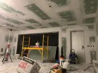 Framing and drywall installation