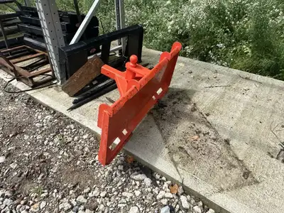 Skid Steer Trailer mover. Gooseneck Ball and 2' Receiver we can build them for any QT for wheel load...