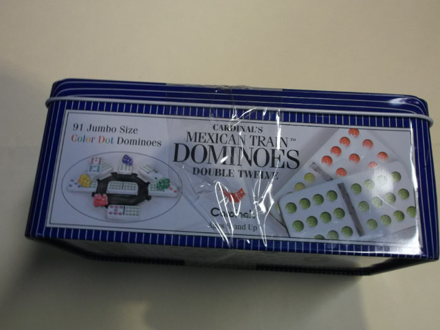 MEXICAN TRAIN DOMINOES-double twelve CARDINAL'S in Toys & Games in Belleville - Image 2