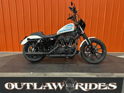 The 2018 Harley-Davidson XL1200NS is the Iron 1200, a cruiser motorcycle with a 1202cc V-twin engine...