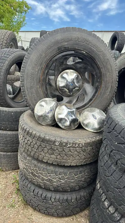 Toyo OpenCountry WLT1+Hankook Dyno-Pro ATM LT 225/75 R16 115/120Q M+S Take off from Ford F-150 (1997...