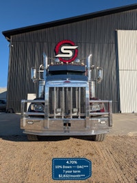 2020 Peterbilt 367 Tri Drive Logging Truck with Scales KMS: 228,363 HRS: 5,822 Engine: Cummins X15 5... (image 1)