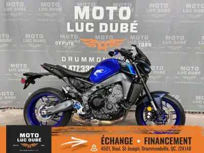 2023 Yamaha MT-09 Yamaha MT-09 2023 SEULEMENT 12 549 KM FREINS ABS TRACTION CONTROL IMMATRICULÉE RÉG...