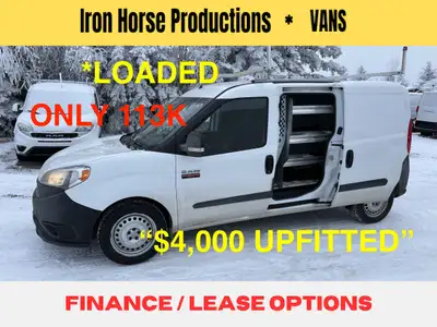 CAN FINANCE or LEASE 2018 RAM Promaster City, UPFITTED $4,000, Super Clean White Exterior, with Grap...