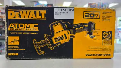 DEWALT 20v Reciprocating Saw DCS369B -BRAND NEW, View more
