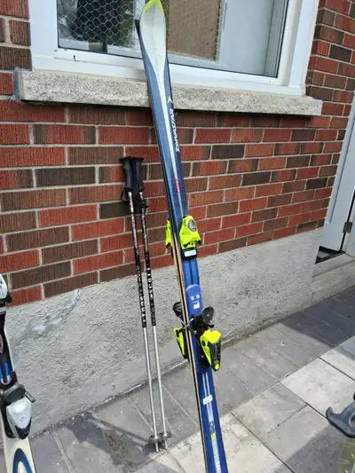Men's ski's and poles., View more