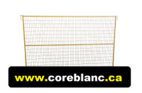 Temporary Fence Construction Fence - Core Blanc Group Inc.