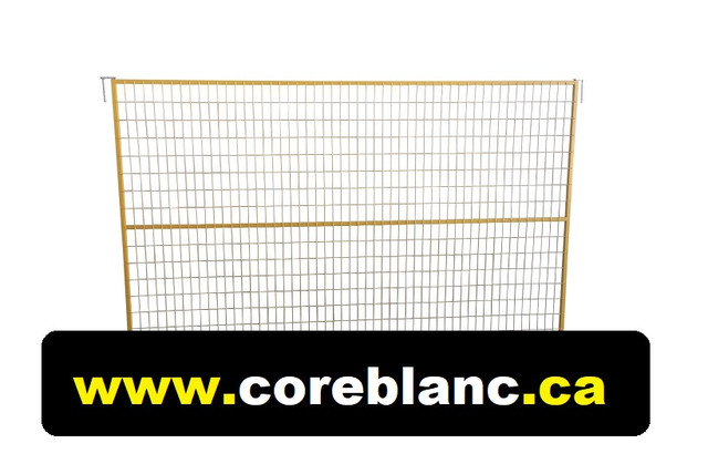 Temporary Fence Construction Fence - Core Blanc Group Inc. in Other Business & Industrial in Calgary