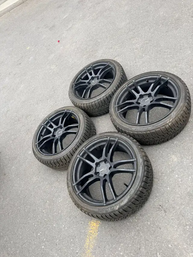 225/40/18 Audi rs3 Golf R bridgestone winters 5x112 enkei rims in Tires & Rims in City of Toronto - Image 5