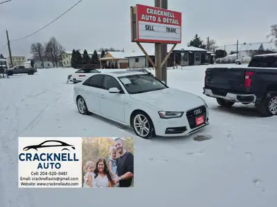 2016 Audi A4 Quattro Technik Plus - Clean Title/ Safetied - $143 Bi-Weekly Tax ﻿Located in Carberry,...