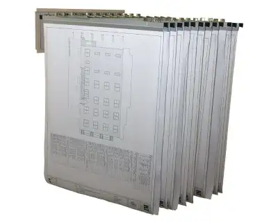 Classeur a Plan Fixe Mural Safco Wall Mount Blueprint Hanging, View more