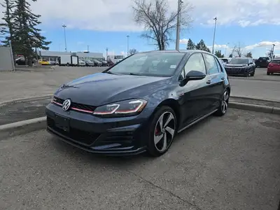 This Volkswagen Golf GTI boasts a Intercooled Turbo Premium Unleaded I-4 2.0 L/121 engine powering t...