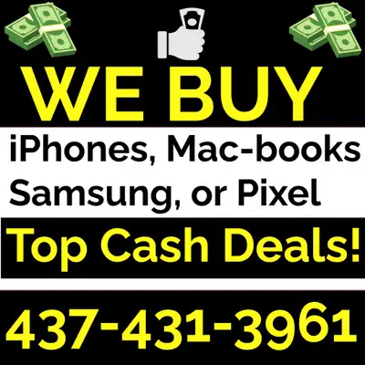 Get Top Dollar for iPhone 16 Pro Max, MacBook & Samsung S25, View more