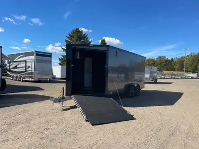 SNOW SHOW SPECIAL! LEGACY 7' x 23' DRIVE-IN/DRIVE-OUT ALUMINUM MULTI-SPORT TRAILER! Built to impress...
