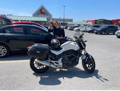 Nearly new Honda NC700 with barely broken-in mileage — just 8,600 km on the clock. This practical, f...