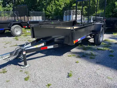 Black's Corners Motorsport The Bearco 5x10 Steel Utility Trailer is a rugged, Canadian-built option...