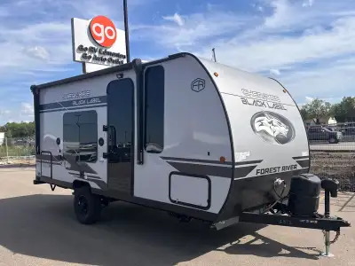 New 2026 Wolf Pup 16FQBLW travel trailer -- lightweight and easy to tow, perfect for weekend getaway...