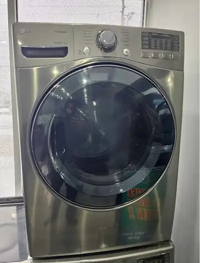 LG 27" Stainless Steel Frontload Stackable Electric Dryer, View more