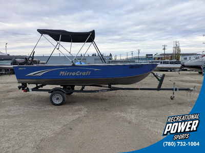 The MirroCraft Laker 3673 Tiller model is ready to hit the water! With a 74” wide beam and deep bow...