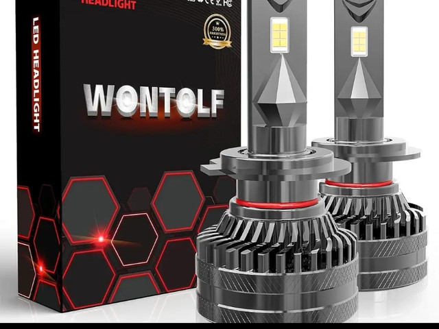 Wontolf H7 LED Headlight Bulb 130W 20000LM 700% Brighter H7 LED in Other in Gatineau - Image 3