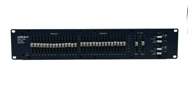 Ashly GQX-1502 Dual 15-Band Stereo Graphic Equalizer - $169 in General Electronics in Mississauga / Peel Region - Image 2