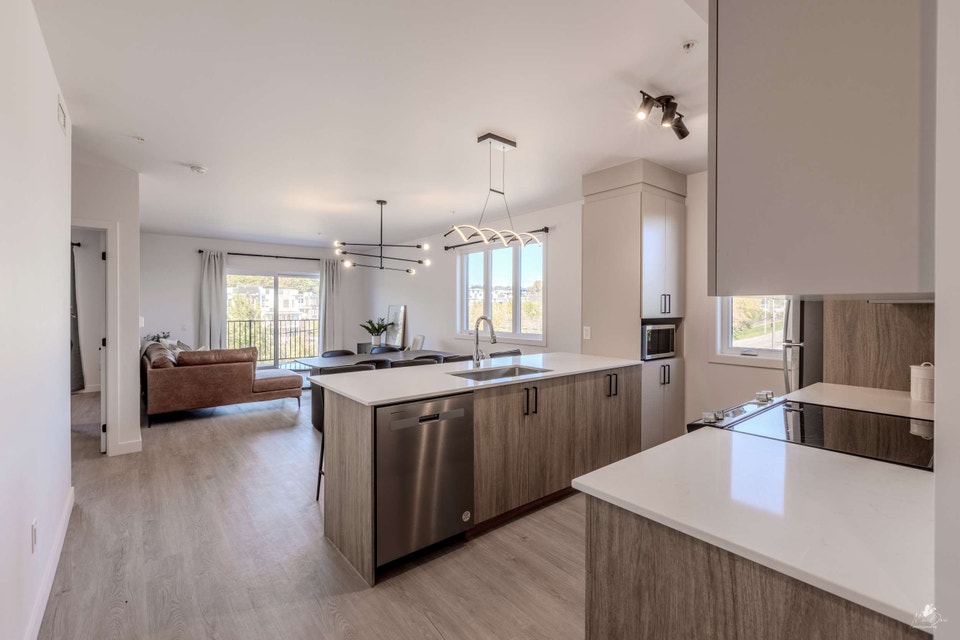 4 1/2 entièrement neuf à louer- Boul-Ste-Anne 3