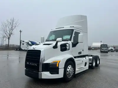 2026 Mack Pioneer Daycab – Arctic White Mack MP13 Engine, 445 HP, 1850 LB-FT mDrive 12 sp Automatic...