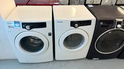8152- Laveuse Sécheuse Samsung blanc Frontale washer dryer