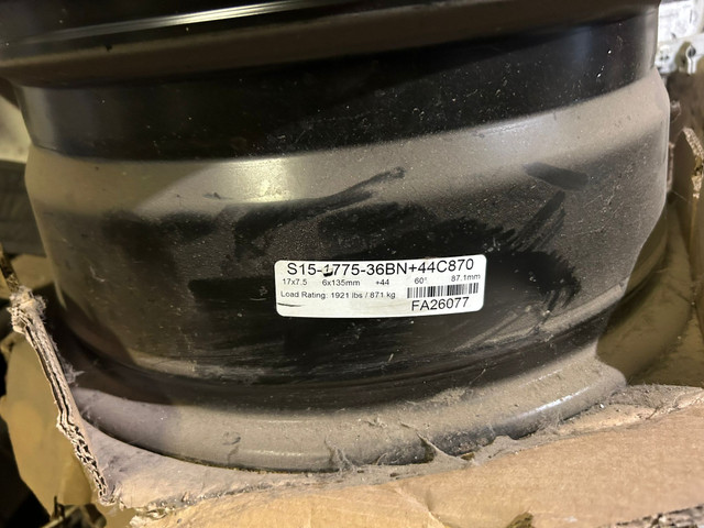 17in 17" F150 Steel Rims - BRAND NEW - SET OF 4 - 6 x 135 in Tires & Rims in Kitchener / Waterloo - Image 3