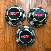BRAND NEW OEM GMC Chrome 6 Hole Wheel Centre Hub Caps, $60 Each